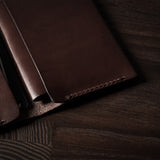 2 Trick Pony Card Wallet . Deep Brown