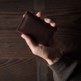 2 Trick Pony Card Wallet . Deep Brown