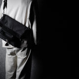Folding Laptop Bag . Black Charcoal