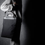 Folding Laptop Bag . Black Charcoal