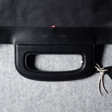 Folding Laptop Bag . Black Charcoal