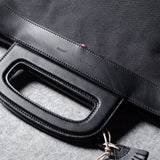 Folding Laptop Bag . Black Charcoal