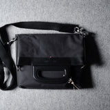 Folding Laptop Bag . Black Charcoal