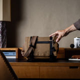H Small Messenger Bag . Brownish