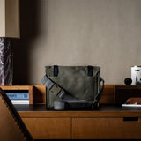 H Small Messenger Bag . Forest