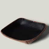 Hold On Valet Tray Small Square . Cocoa