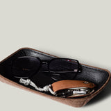 Hold On Valet Tray Medium Wide . Cocoa