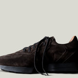 R1 Sneaker . Earth Brown Suede