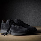 R1 Sneaker . Black Suede