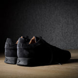 R1 Sneaker . Black Suede