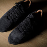 R1 Sneaker . Black Suede