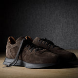 R1 Sneaker . Earth Brown Suede