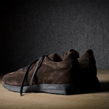 R1 Sneaker . Earth Brown Suede
