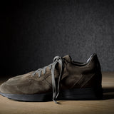 R1 Sneaker . Forest Green Suede
