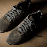R1 Sneaker . Forest Green Suede