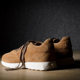 R1 Sneaker . Tan Suede