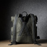 Roll-Top Backpack  . Forest