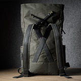 Roll-Top Backpack  . Forest
