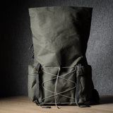 Roll-Top Backpack  . Forest