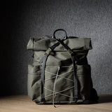 Roll-Top Backpack  . Forest