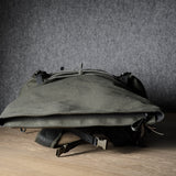 Roll-Top Backpack  . Forest