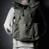 Roll-Top Backpack  . Forest