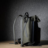 Roll-Top Backpack  . Forest