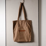 Signature Wool Tote Bag Tall . Cocoa