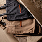 Signature Wool Tote Bag Wide . Cocoa