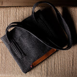 Signature Wool Tote Bag Wide . Classic
