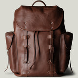 Leather Wander Backpack . Nut