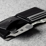 Cash Card Coin Wallet . Coal