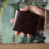 Cash Card Wallet . Dark Chocolate