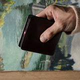 Cash Card Wallet . Dark Chocolate