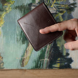 Cash Card Wallet . Dark Chocolate