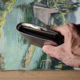 Cash Card Wallet . Dark Chocolate