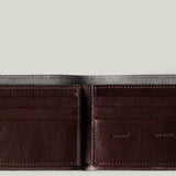 Cash Card Wallet . Dark Chocolate