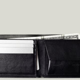 Cash Card Coin Wallet . Coal