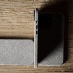 iPhone case on a wooden surface