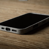 iPhone case on a wooden surface