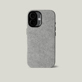 Gray iphone case on a light gray background