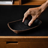 Hold On Valet Tray Medium Wide . Cocoa