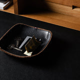 Hold On Valet Tray Small Square . Cocoa