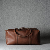 Leather Easy Duffel Bag . Nut