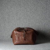 Leather Easy Duffel Bag . Nut