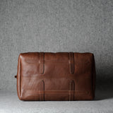 Leather Easy Duffel Bag . Nut