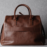 Leather House Holdall . Nut
