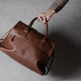 Leather House Holdall . Nut
