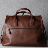 Leather House Holdall . Nut