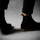 Pure Chelsea Boot . Dusty Black
